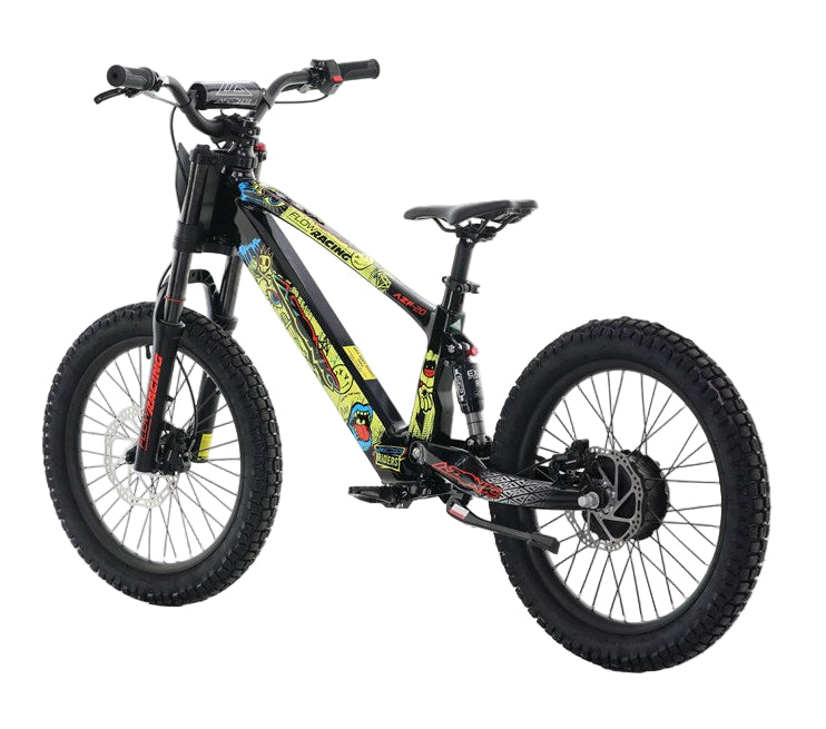 Azonic Flow 20" 36V 7.2Ah 750W Electric Balance Bike Rancid Yellow/Multi