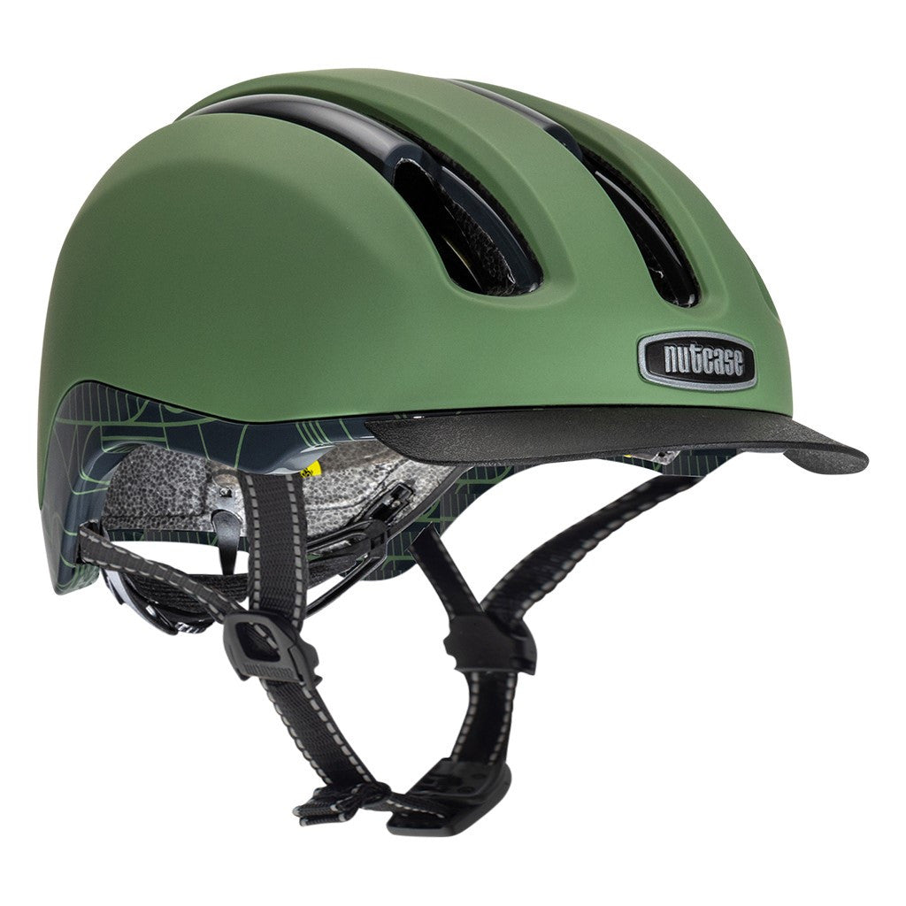 Nutcase Vio Adventure MIPS Helmet Bahous Green