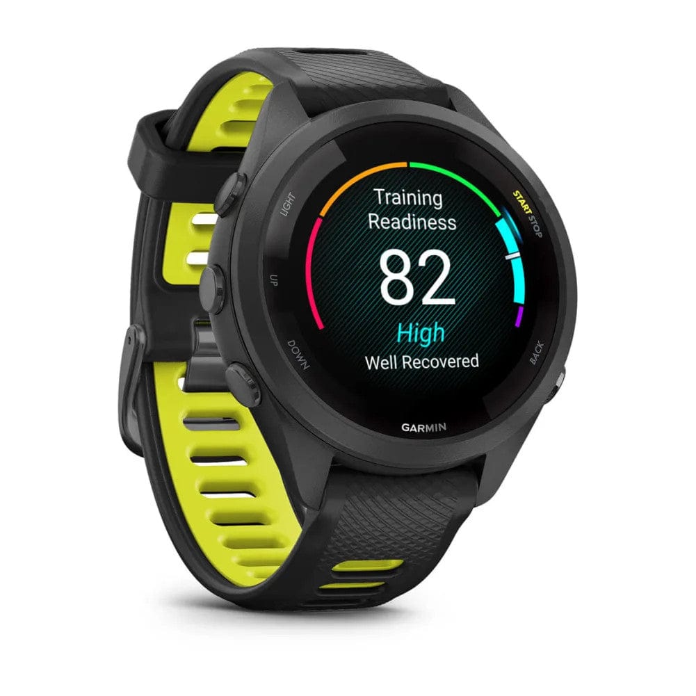 Garmin Forerunner 265S Black Bezel w/Black/Amp Yellow