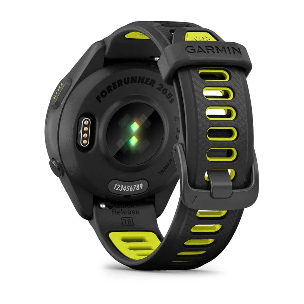 Garmin Forerunner 265S Black Bezel w/Black/Amp Yellow