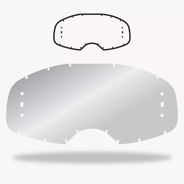 RIP’N’ROLL Platinum Laminated Motocross Tear-Offs – Pack Of 7 Clear Visor Tear-Offs For MX Goggles (Universal) – UK Made