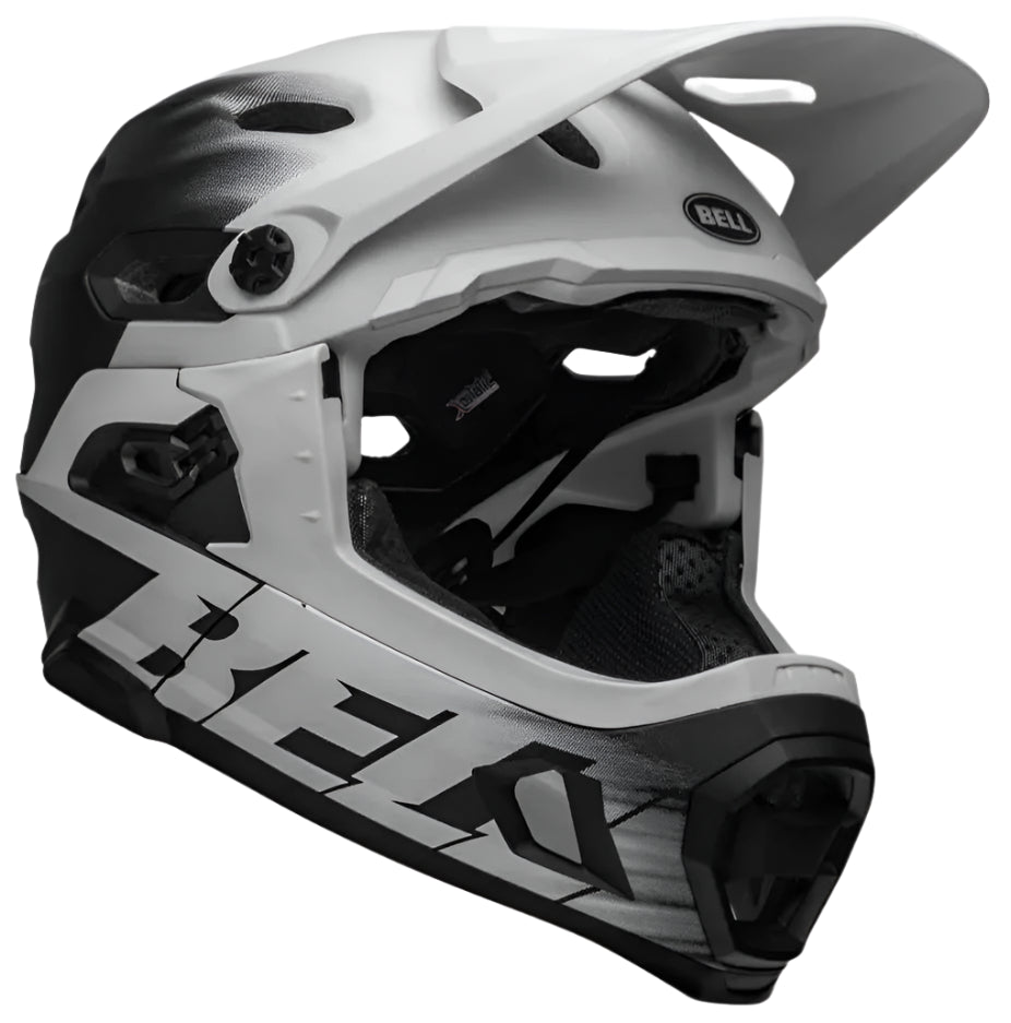 Bell SUPER DH SPHR Matte Black/White Helmet