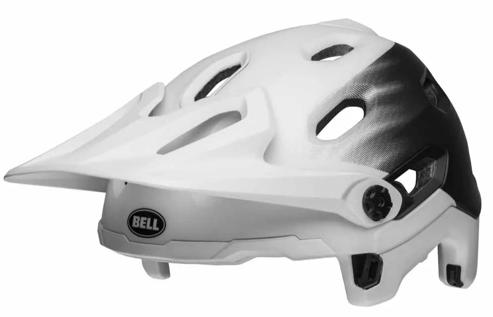 Bell SUPER DH SPHR Matte Black/White Helmet