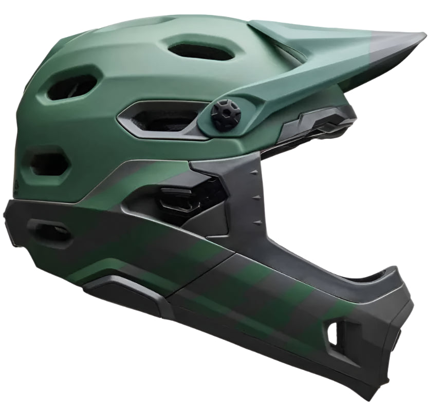 Bell SUPER DH SPHR Matte Green Helmet
