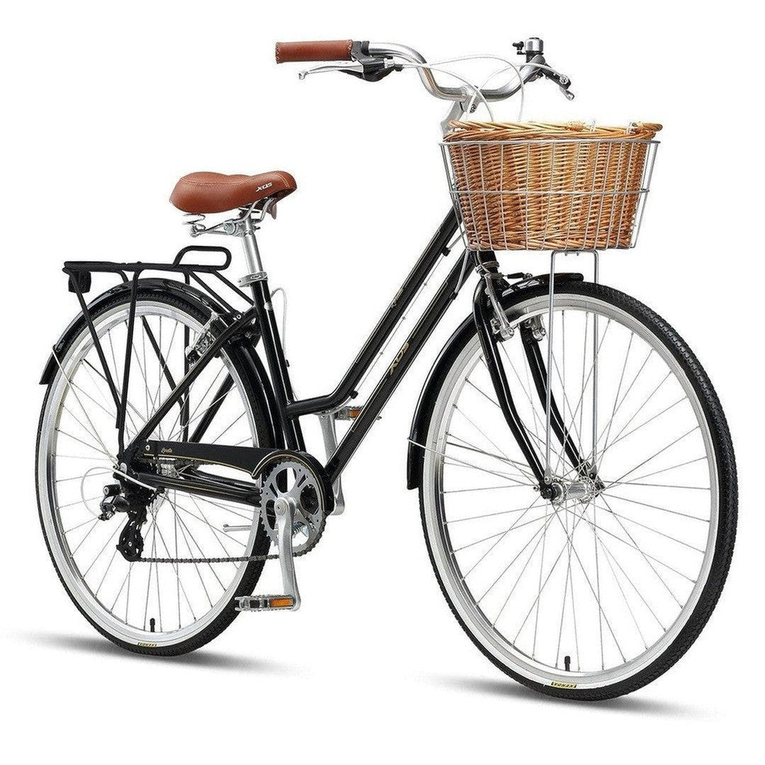 XDS Loretta 700c Ladies 8 Speed Vintage Bike Black
