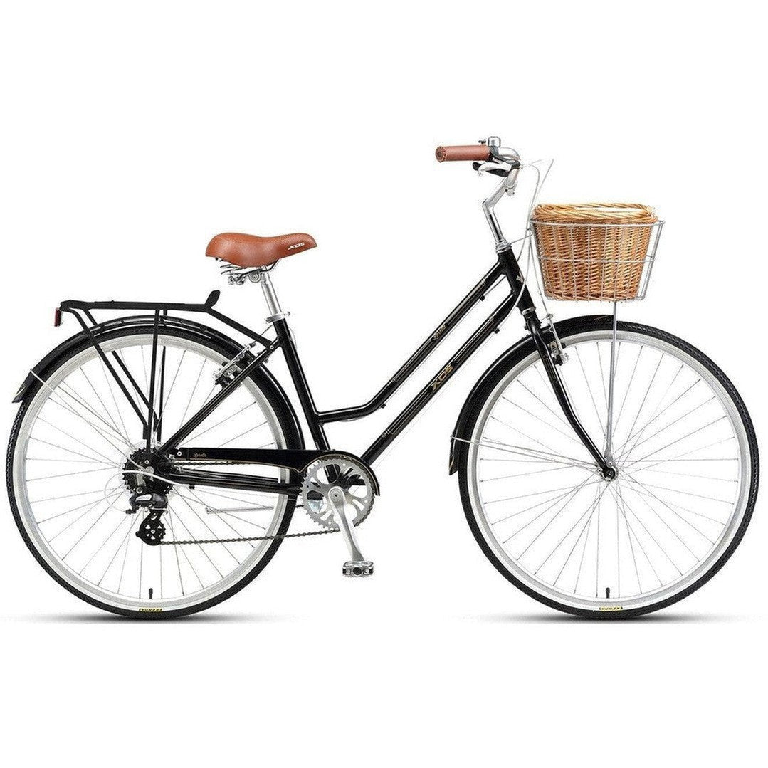 XDS Loretta 700c Ladies 8 Speed Vintage Bike Black