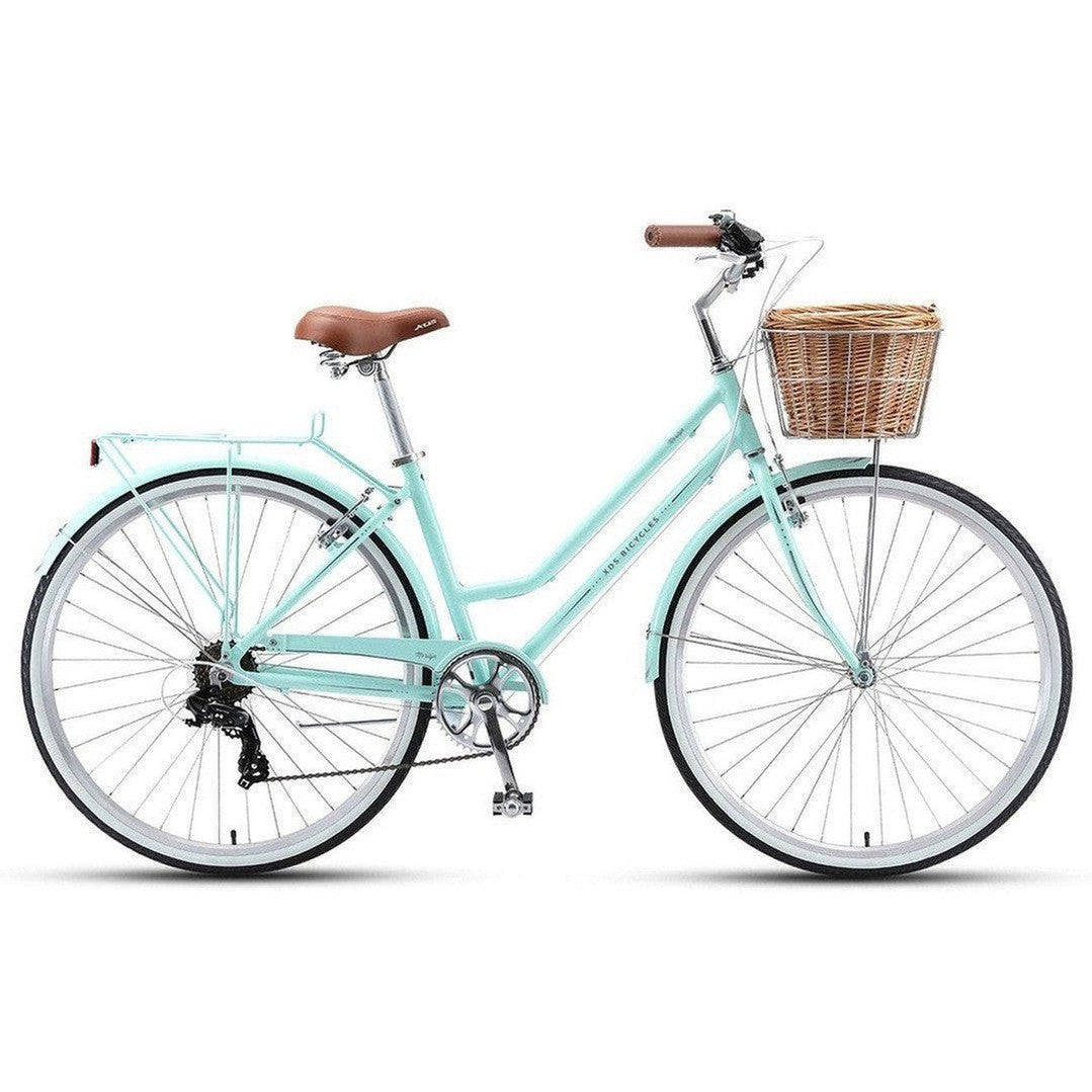 XDS Marilyn 700c Ladies 7 Speed Vintage Bike Pale Mint