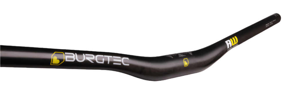 Burgtec Ride Wide UD Carbon Enduro Bar 35mm 800mm Rise:20mm Black