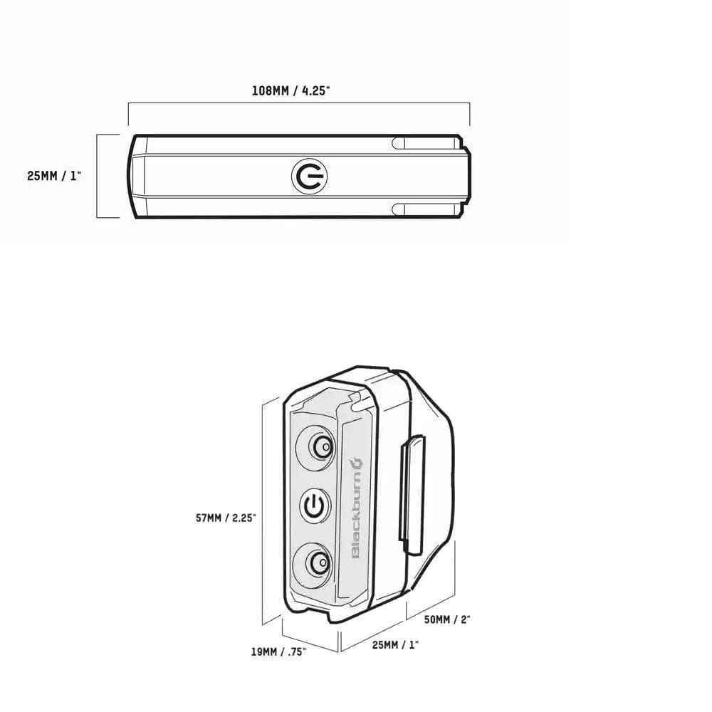 Blackburn Dayblazer 800lms/65lms Front/Rear Light Set