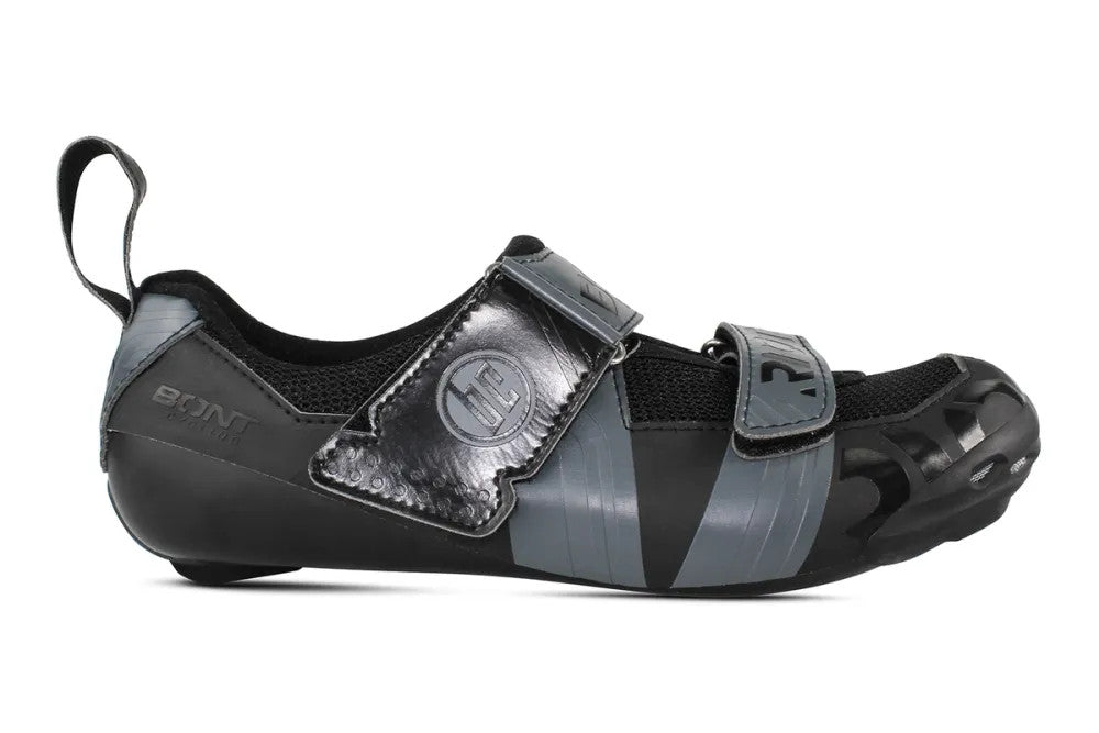 Bont Riot TR+ Carbon Triathlon Shoe Black/Charcoal