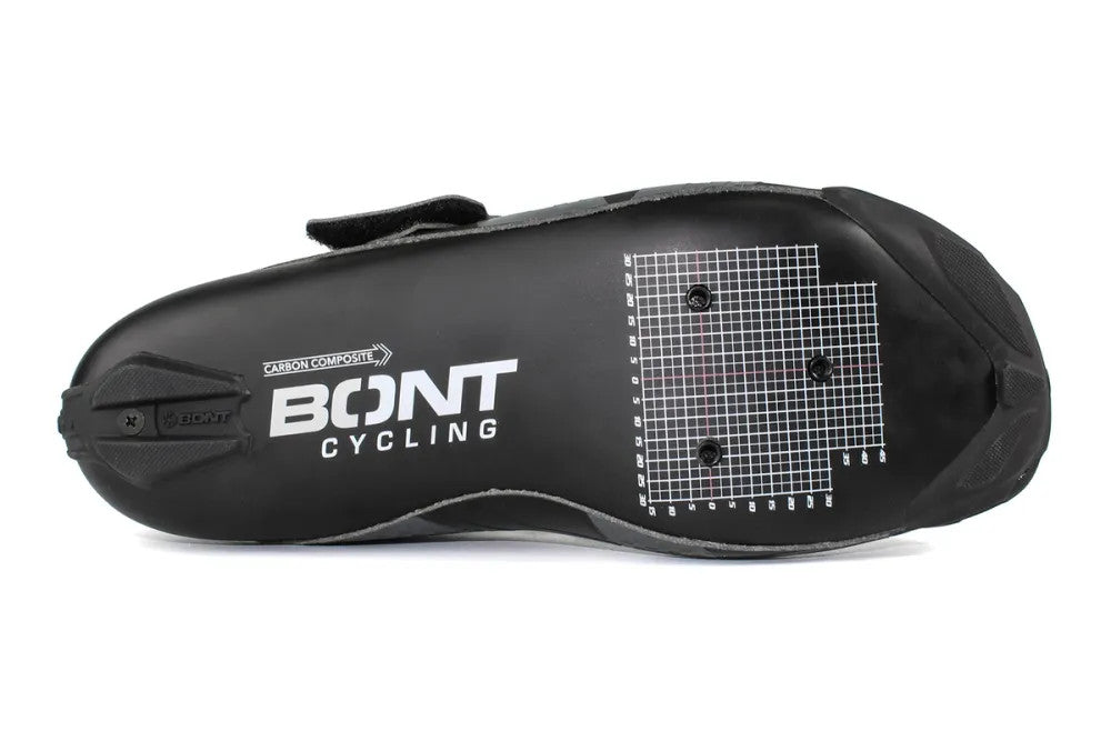 Bont Riot TR+ Carbon Triathlon Shoe Black/Charcoal