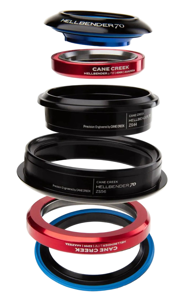 Cane Creek Hellbender 70 Lite ZS44/28.6 ZS56/40 Headset Assembly