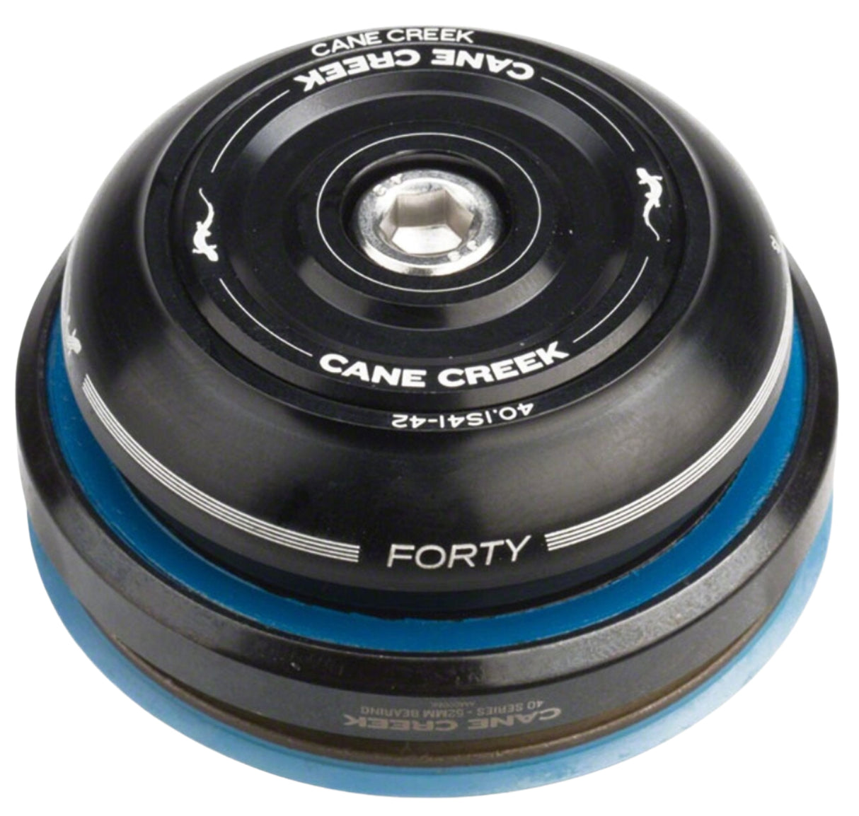 Cane Creek 40 Series IS42/28.6 IS52/40 Tapered Headset Assembly Black (BAA0783K)