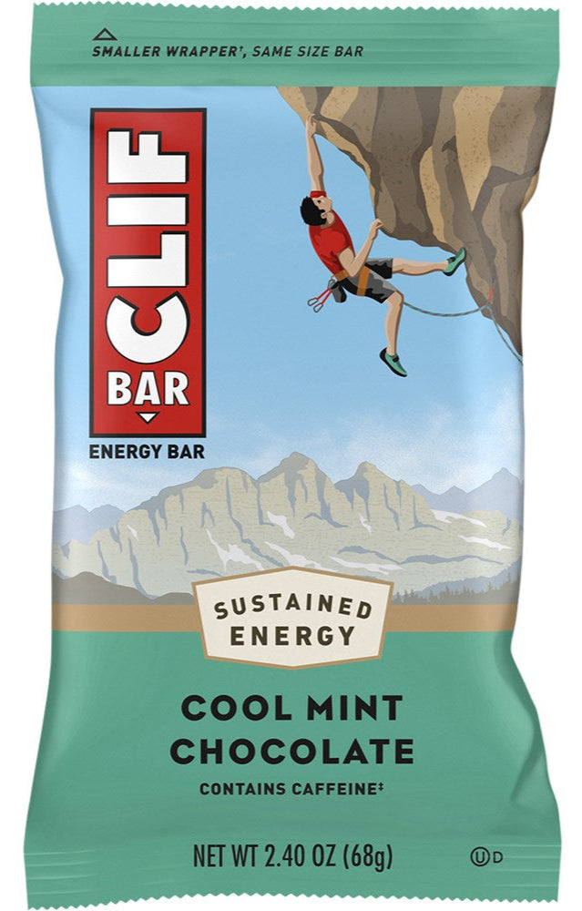 CLIF Energy Bar - Cool Mint Choc 49mg Caffeine