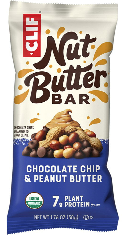 CLIF Nut Butter Bar Chocolate Chip & Peanut Butter 5x50g