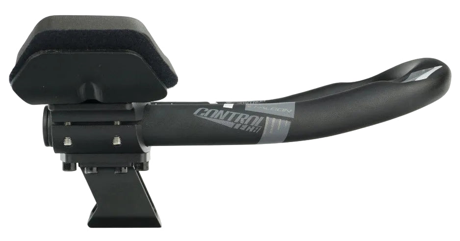 Controltech Falcon Tri Clip-on Aero Bar U-Bend 31.8mm Stem Mounted Black/Grey