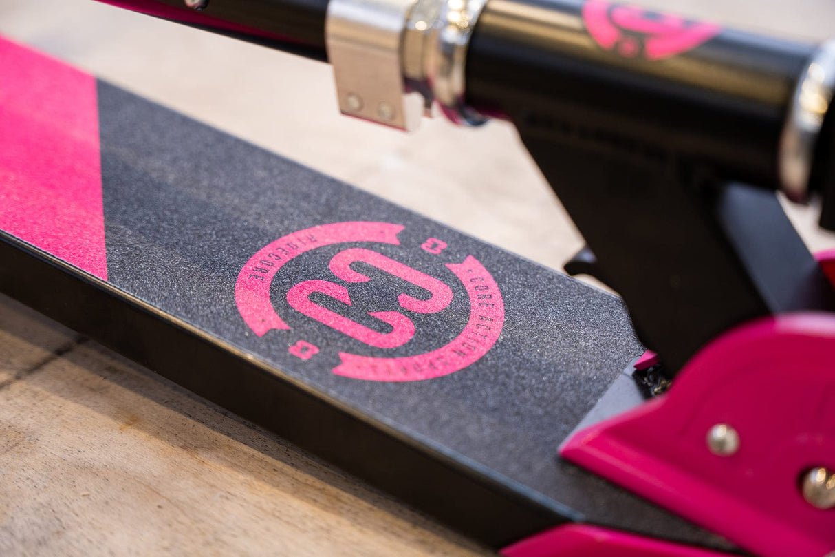 CORE Kids Foldy Scooter Pink with LED Wheels