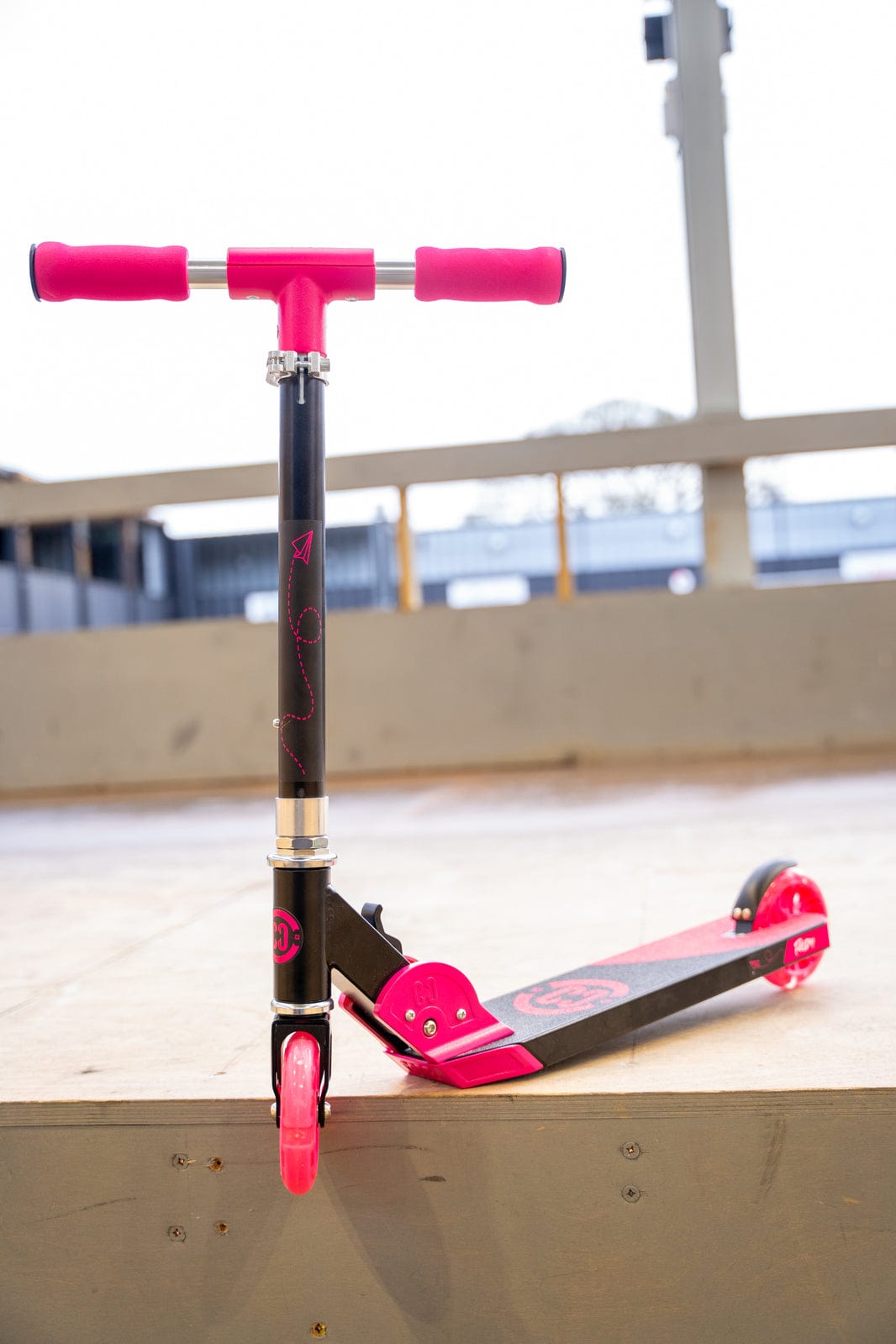 CORE Kids Foldy Scooter Pink with LED Wheels