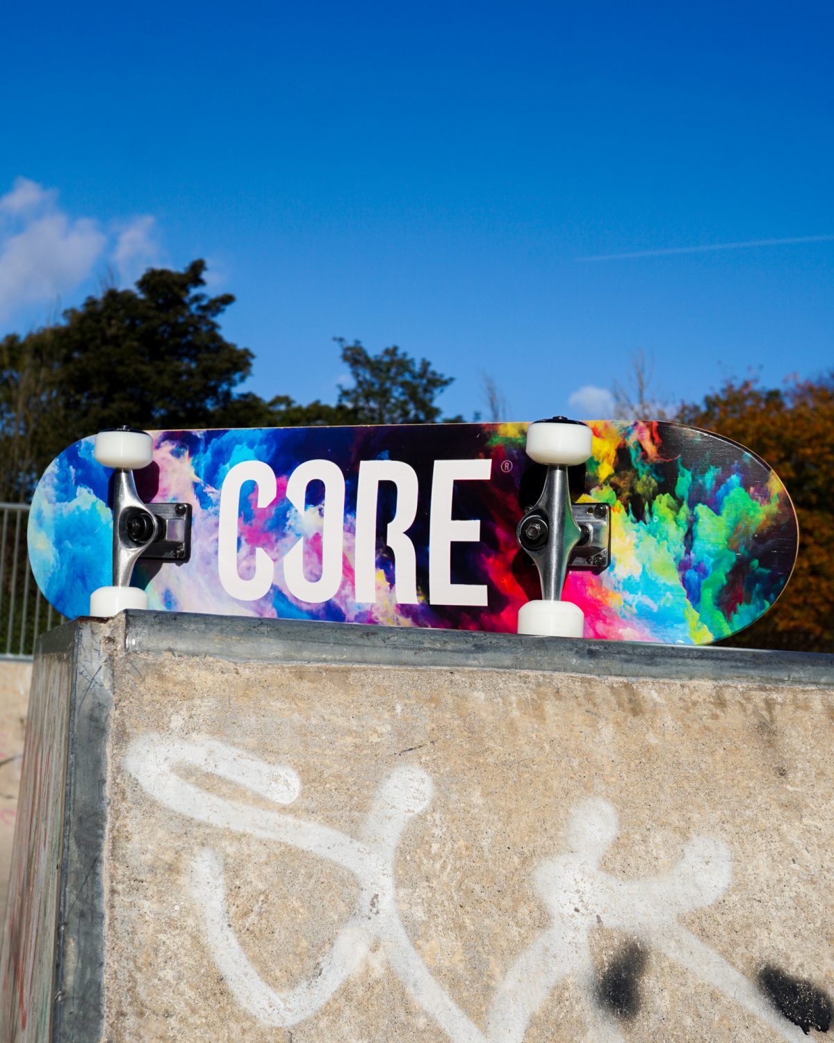CORE Complete Skateboard C2 - Neon Galaxy 7.75