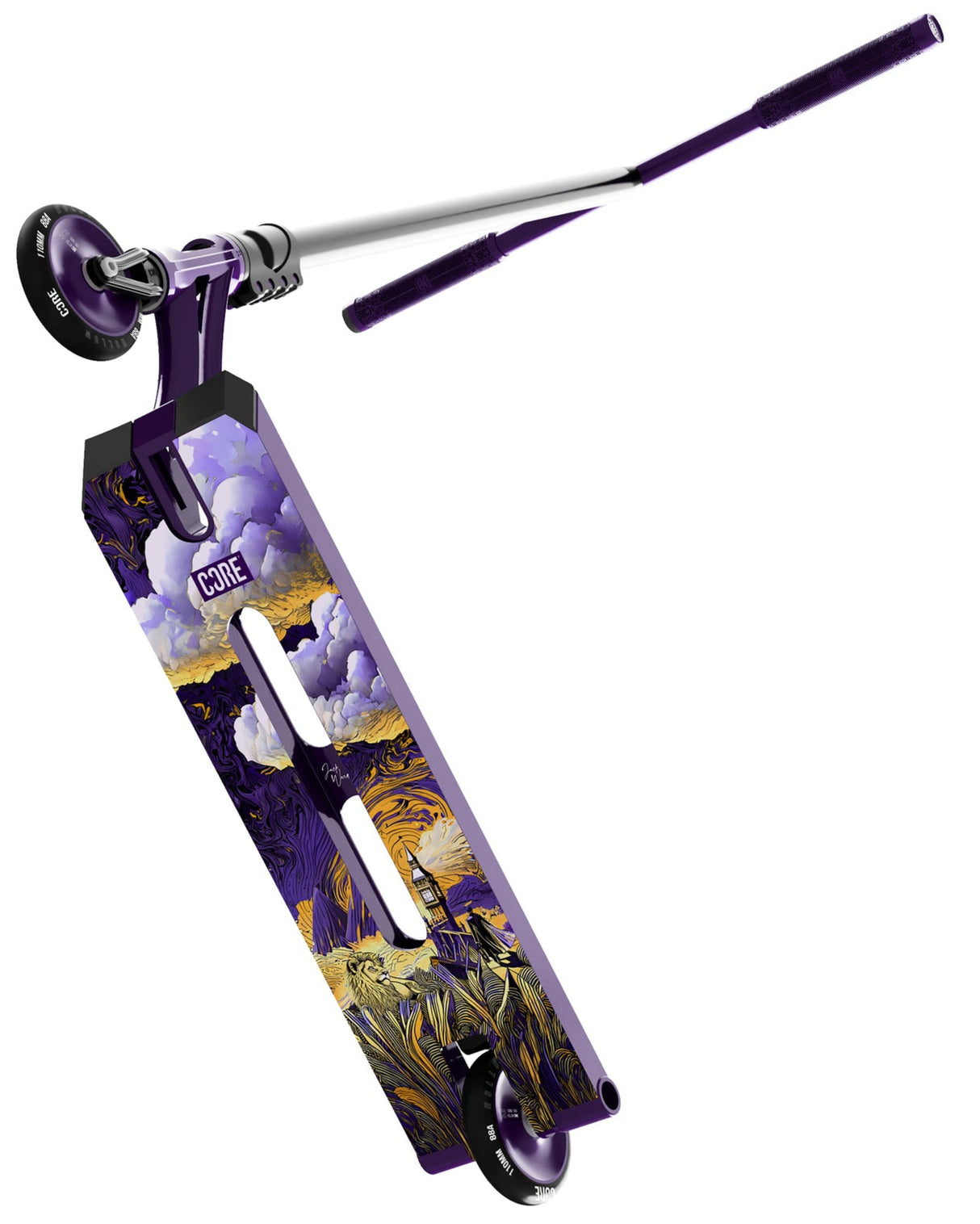 Core ST2 Halfbartz Complete Scooter, Deep Purple 6x21, Limited Edition