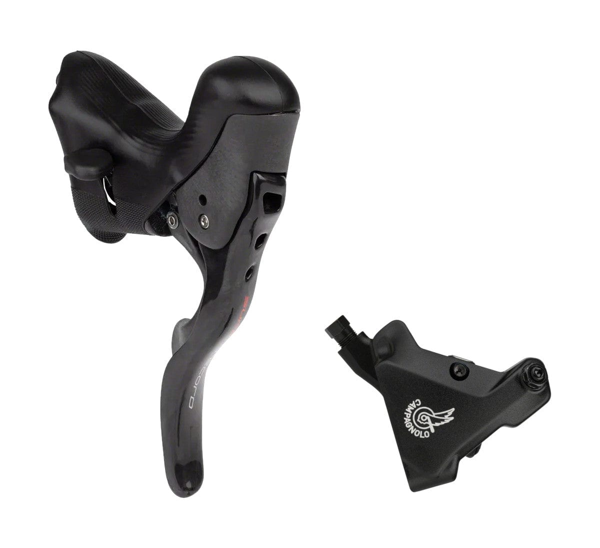 Campagnolo Super Record Ergopower 12-Spd LH Shifter/160mm Flat Mount Caliper