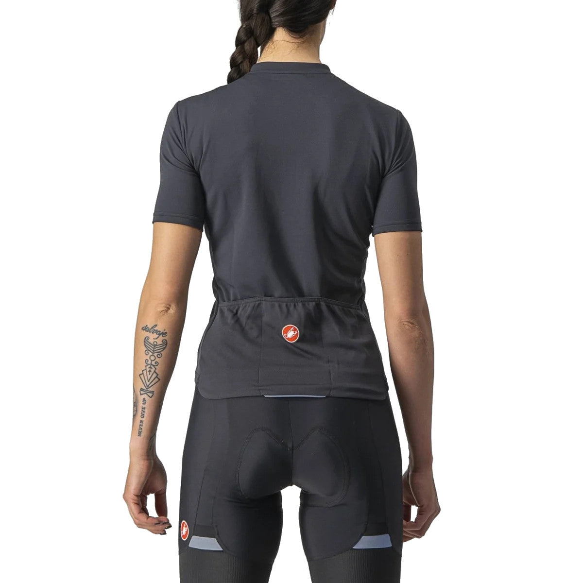 Castelli Anima 3 Womens Jersey Light Black-Red