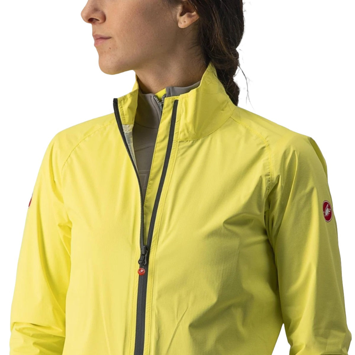 Castelli Emergency 2 Womens Rain Jacket Brilliant Yellow