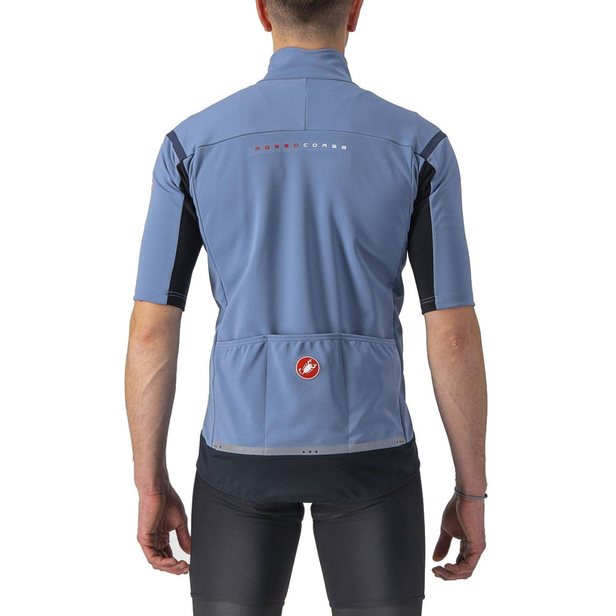 Castelli Gabba Ros 2 Jacket-Jersey Steel-Savile Blue