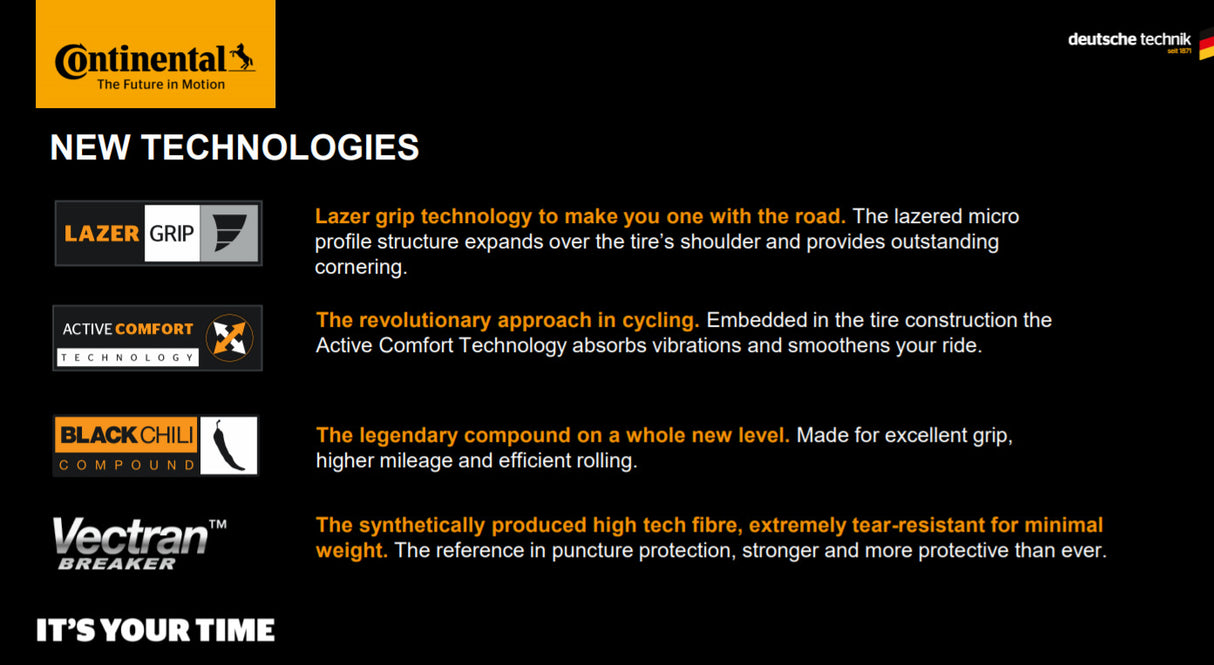 Continental GP5000 technologies