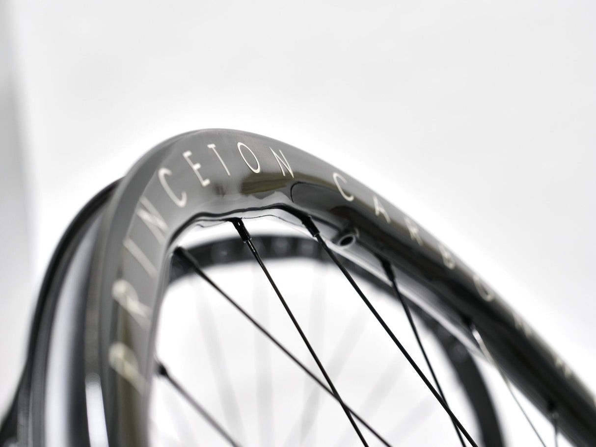 Princeton ALTA Disc Brake Tactic Racing TR01 Shimano Carbon Wheelset Black