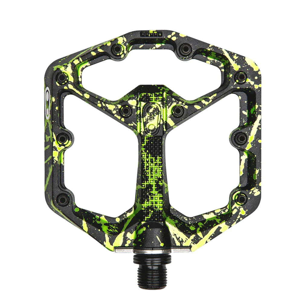 Crankbrothers Stamp 7 Small LTD Edition Splatter Green MTB Pedals