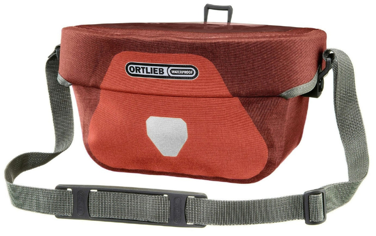 ORTLIEB ULTIMATE SIX PLUS HANDLEBAR BAG SALSA - DARK CHILI