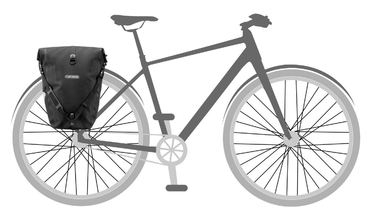 ORTLIEB BACK-ROLLER HIGH VISIBILITY BIKE PANNIER QL2.1