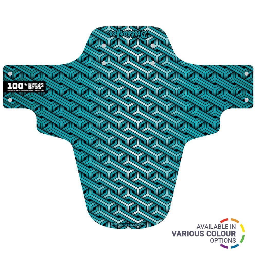 Dirtsurfer Mudguard - Geoweave Turquoise
