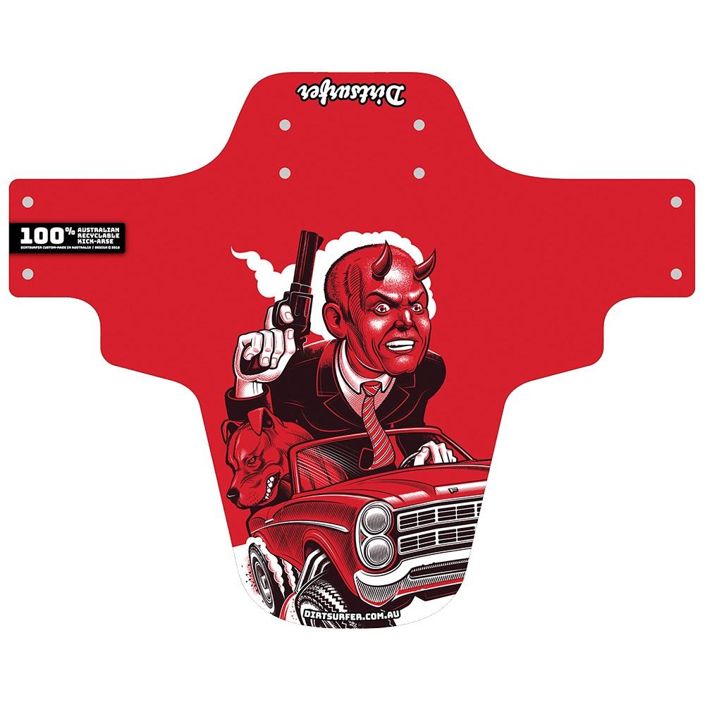 Dirtsurfer Mudguard - Roadrage Red