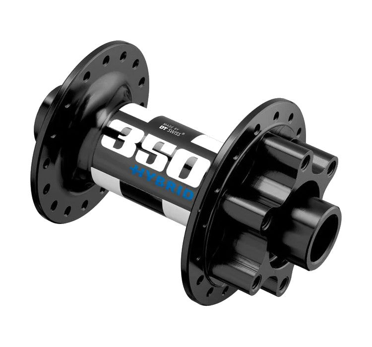 DT Swiss 350 15x110mm Boost 32H 6-Bolt Hybrid/E-Bike Front Hub