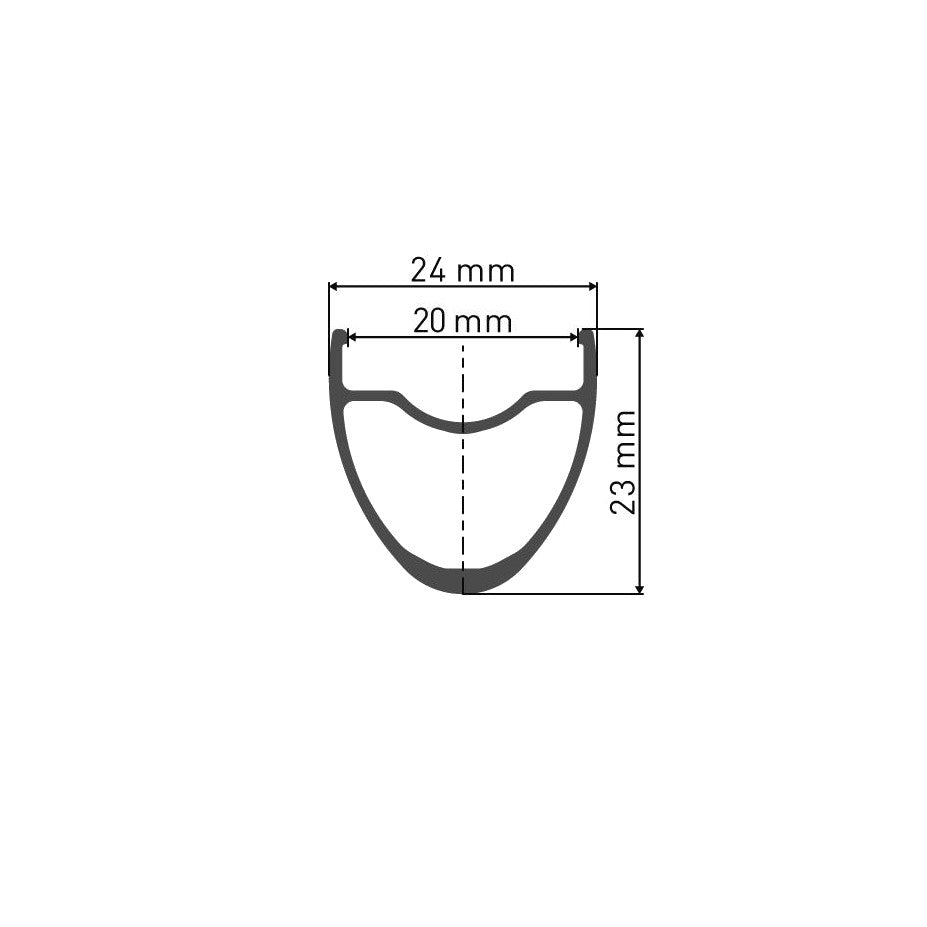 DT Swiss E1800 Spline 23 Disc-Brake Front Wheel