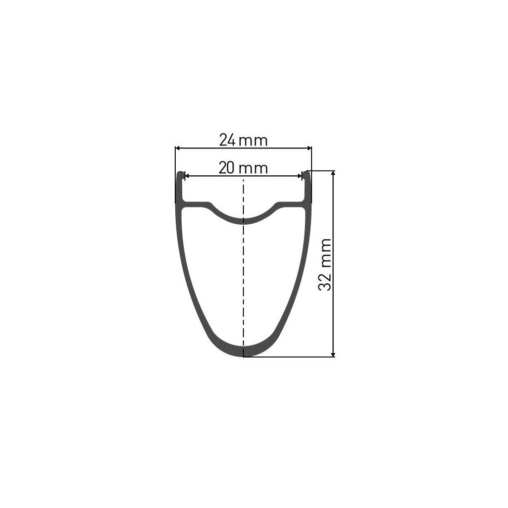 DT Swiss E1800 Spline 32 Disc-Brake Front Wheel