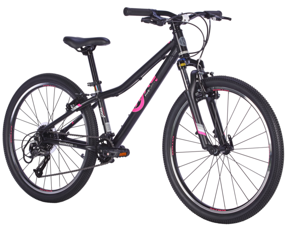 BYK E-540x9 9 Speed Girls Mountain Bike Dark Grey/Pink