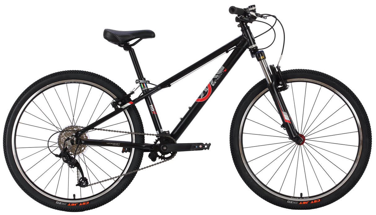 BYK E-620x9 9 Speed 26" Kids Mountain Bike Matte Black/Red