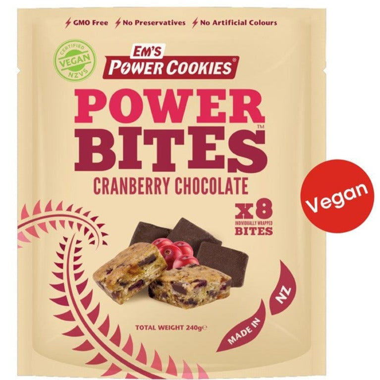 Em's Power Bites Cranberry Choc