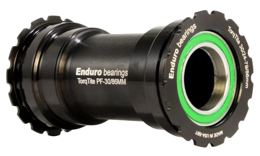 ENDURO BKC-0896 XD15 TORQTITE CERAMIC ANGULAR BB BB386 & SHIMANO - BLK