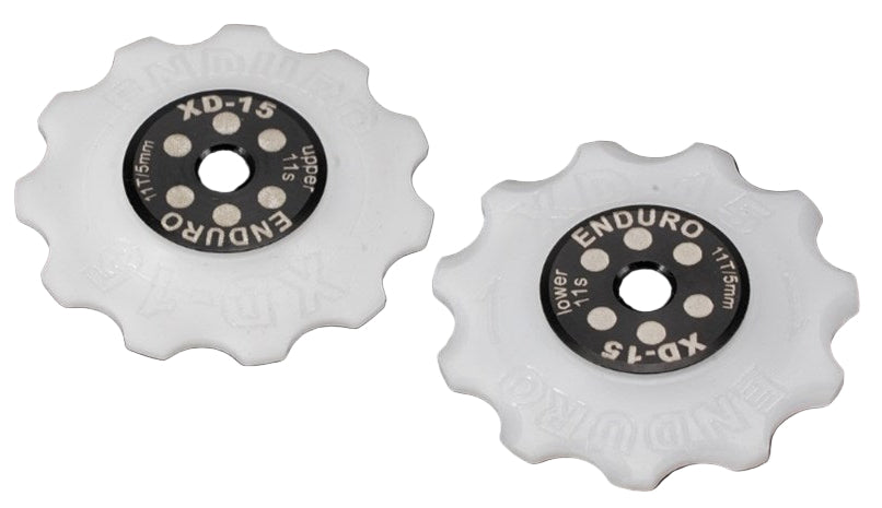ENDURO BKCJ-0300 11T XD15 CERAMIC BRNG PULLEYS SHIMANO 11SP - WHT