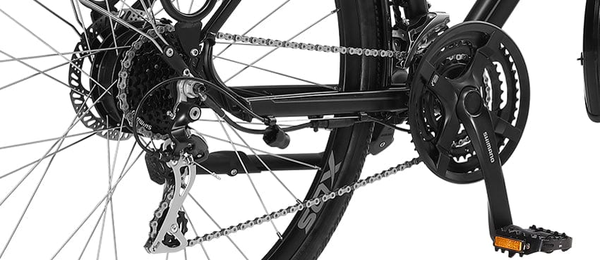 XDS E-Voke Hub-Drive 700c x 18" Mens Hybrid Electric Bike