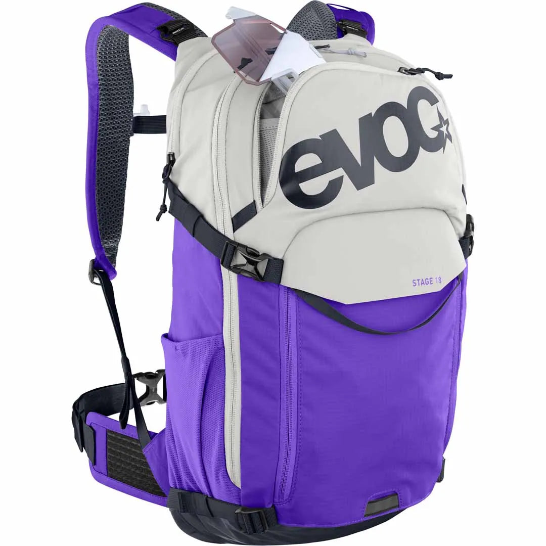 Evoc Stage 18L Sand/Violet Backpack