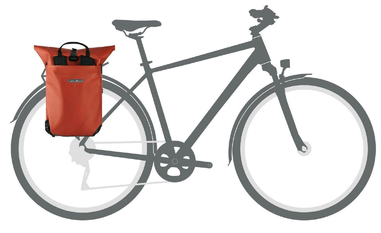 ORTLIEB VARIO PS QL3.1 ROOIBOS BIKE PANNIER / BACKPACK