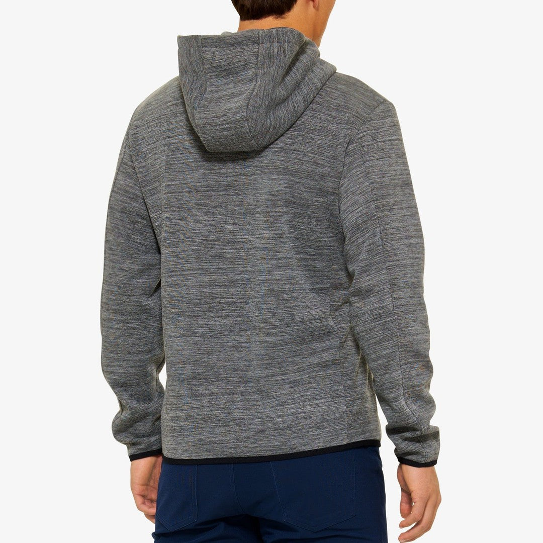 100 Percent RORIK Tech Zip Hoodie Heather Charcoal