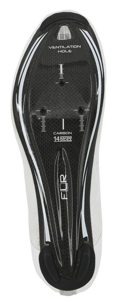 FLR FNT-9 Knit Carbon Sole Road Shoe White