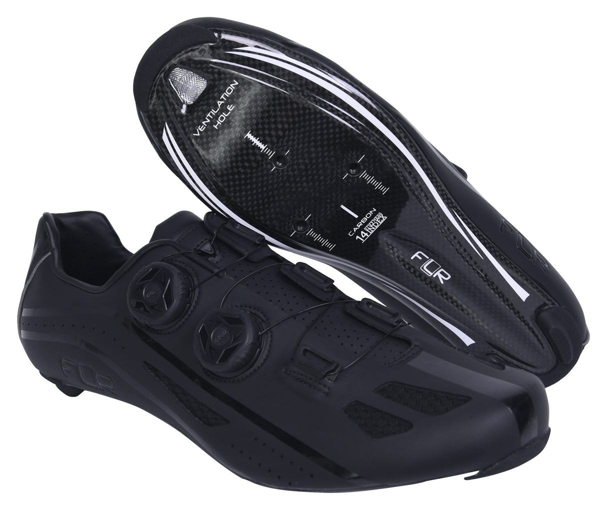 FLR F-XX II Carbon Road Shoe Black