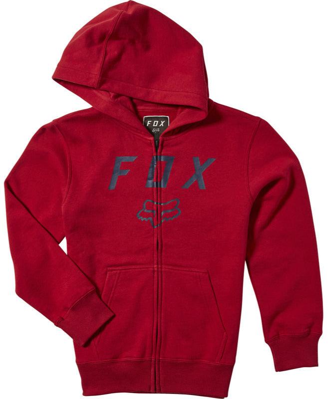 Fox YOUTH LEGACY MOTH PULLOVER FLEECE - Chili FRONT